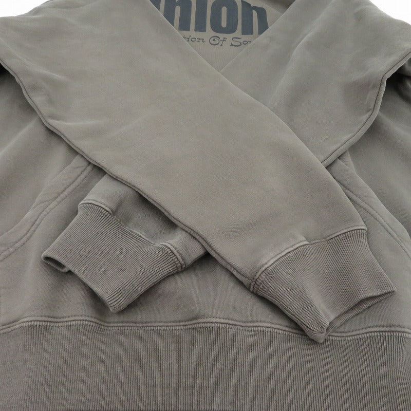 UNION | ユニオン TOKYO ODDESSEY HOOD パーカー KHL128-00002-002 チャコールグレー サイズ：M【瀬戸大橋店】