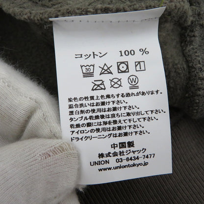 UNION | ユニオン TOKYO ODDESSEY HOOD パーカー KHL128-00002-002 チャコールグレー サイズ：M【瀬戸大橋店】