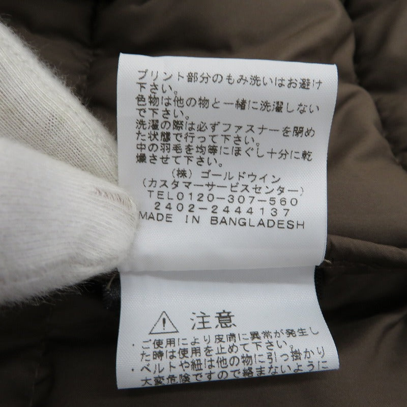 THE NORTH FACE | ザ・ノースフェイス Aconcagua 3 Hoodie ダウンジャケット ND52418Z ブラウン サイズ：XL【瀬戸大橋店】