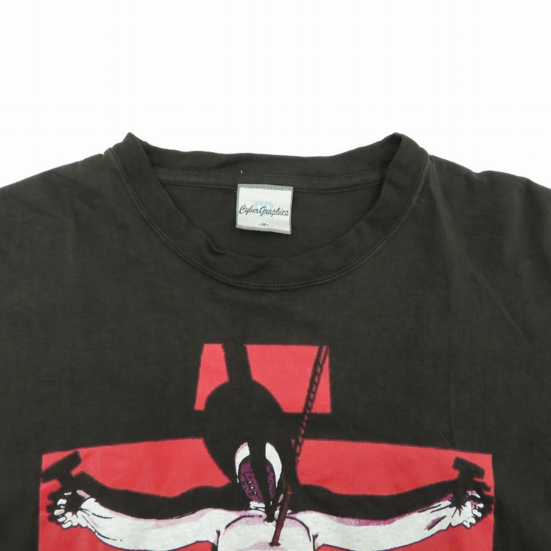 VINTAGE衣料 | ヴィンテージイリョウ COSPA ｴｳﾞｧﾝｹﾞﾘｵﾝ 旧劇場版 ﾘﾘｽ 半袖Ｔシャツ ブラック サイズ：M【瀬戸大橋店】