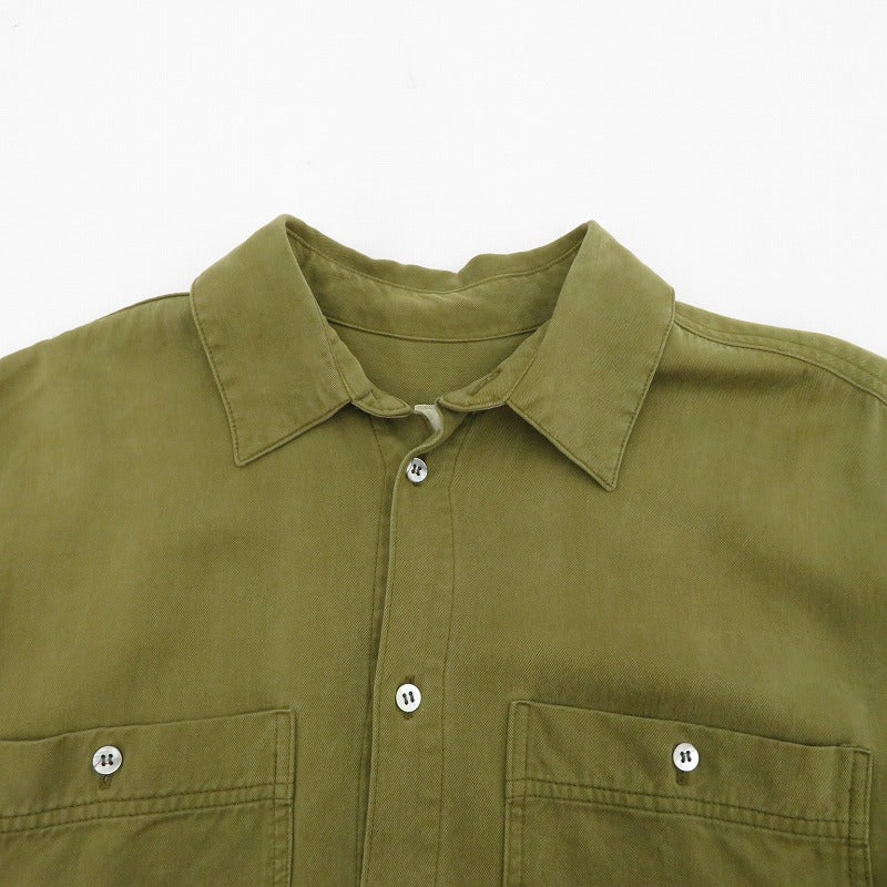 ISSEY MIYAKE | イッセイミヤケ HAI SPORTING GEAR 長袖シャツ カーキ サイズ：M【瀬戸大橋店】