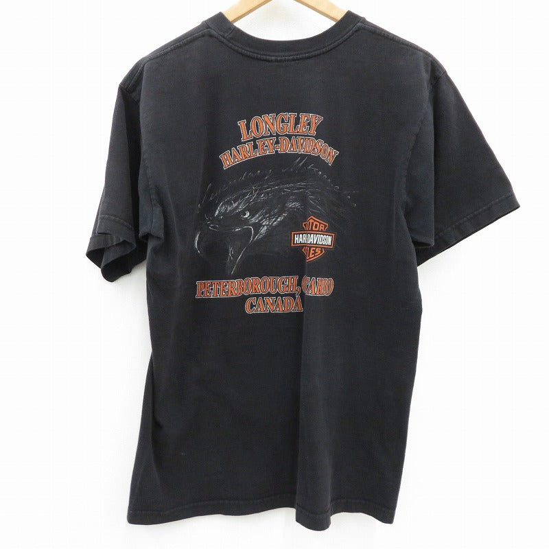 HARLEY-DAVIDSON | ハーレーダビットソン LONGLEY 半袖Ｔシャツ ブラック【瀬戸大橋店】