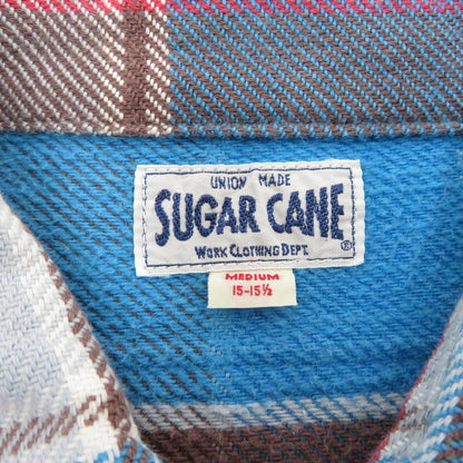 SUGAR CANE | シュガーケーン 長袖シャツ ブルー サイズ：M【瀬戸大橋店】