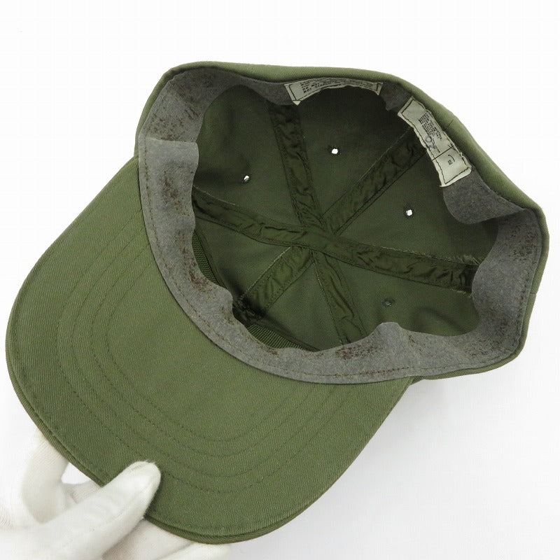 U.S.ARMY/Hot Weather CAP キャップ 8415-01-072-8721 カーキ【瀬戸大橋店】