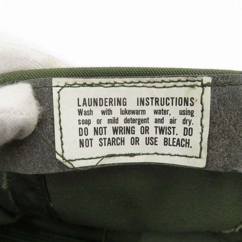 U.S.ARMY/Hot Weather CAP キャップ 8415-01-072-8721 カーキ【瀬戸大橋店】