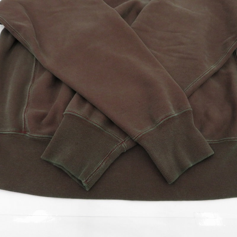 AUTHEN/SILKNIZED PILE SWEAT SHIRT スウェット AUT-123SN ブラウン サイズ：S【瀬戸大橋店】
