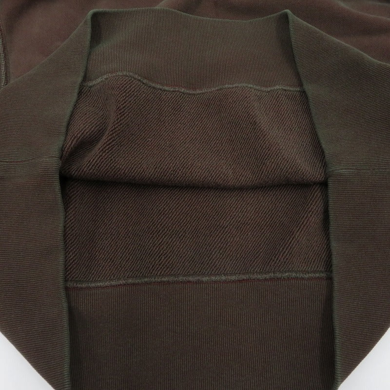 AUTHEN/SILKNIZED PILE SWEAT SHIRT スウェット AUT-123SN ブラウン サイズ：S【瀬戸大橋店】