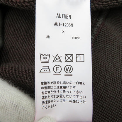 AUTHEN/SILKNIZED PILE SWEAT SHIRT スウェット AUT-123SN ブラウン サイズ：S【瀬戸大橋店】