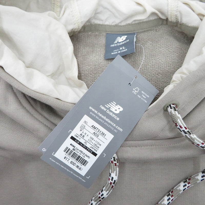 NEW BALANCE | ニューバランス Lunar New Year Sweat Hoodie パーカー ベージュ サイズ：XL【瀬戸大橋店】