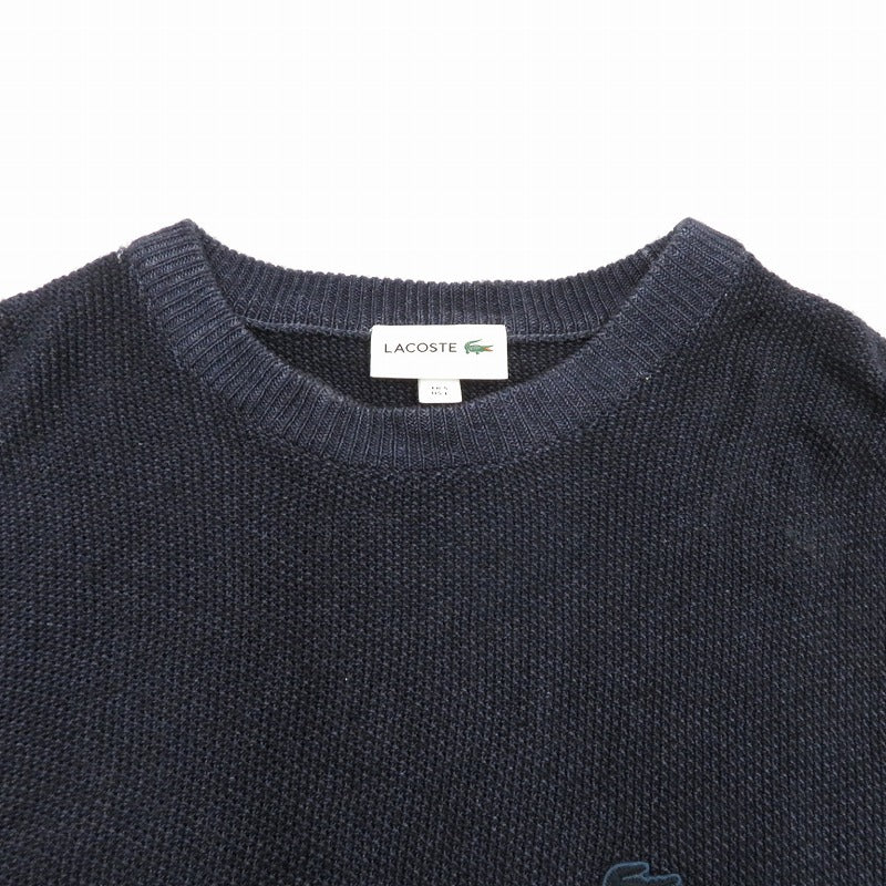 LACOSTE | ラコステ ニット ネイビー サイズ：5【瀬戸大橋店】