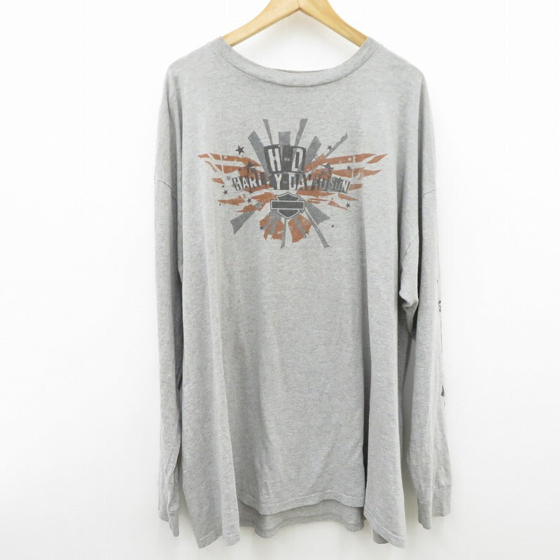 HARLEY-DAVIDSON | ハーレーダビットソン 長袖Ｔシャツ グレー【瀬戸大橋店】