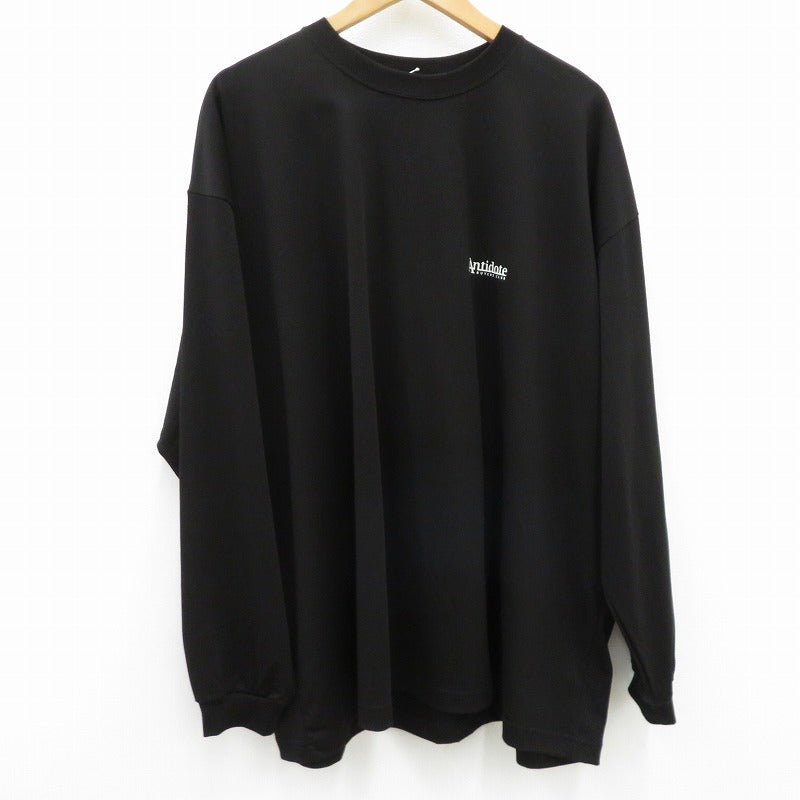 ANTIDOTE BUYERS CLUB | アンチドートバイヤーズクラブ ASIC Oversized L/S OrientalDragon 長袖Ｔシャツ ABCSS26CT07 ブラック サイズ：L【瀬戸大橋店】