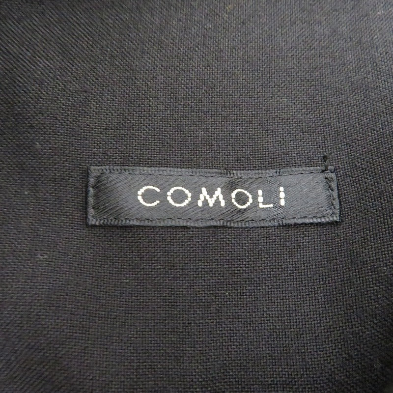 COMOLI | コモリ レーヨン コモリシャツ その他トップス D01-02003 ブラック サイズ：1【瀬戸大橋店】