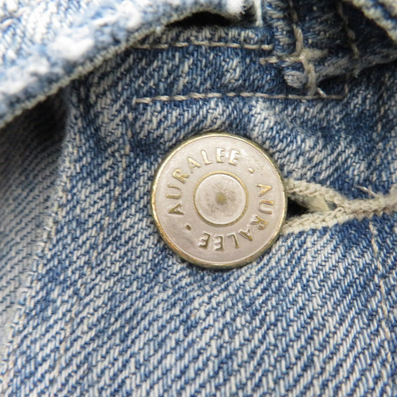 AURALEE | オーラリー FADED SELVEDGE LIGHT DENIM デニム A26SB01DE ブルー サイズ：3【瀬戸大橋店】