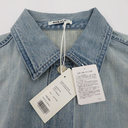 AURALEE | オーラリー FADED SELVEDGE LIGHT DENIM デニム A26SB01DE ブルー サイズ：3【瀬戸大橋店】