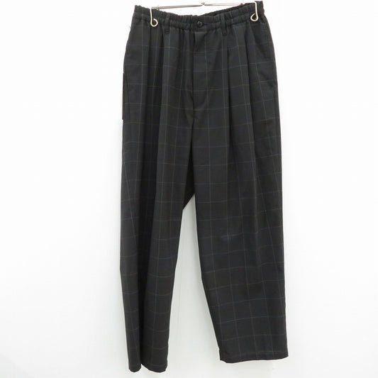 COOTIE | クーティー T/W 2 Tuck Easy Pants パンツ CTE-26S101-CHECK ブラック サイズ：S【瀬戸大橋店】