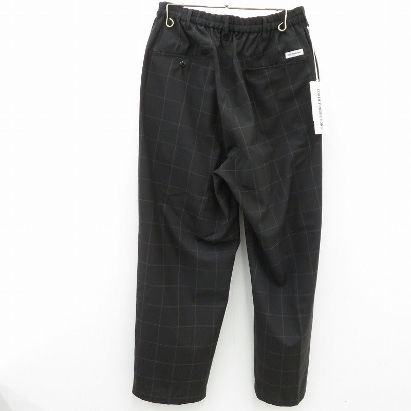 COOTIE | クーティー T/W 2 Tuck Easy Pants パンツ CTE-26S101-CHECK ブラック サイズ：S【瀬戸大橋店】