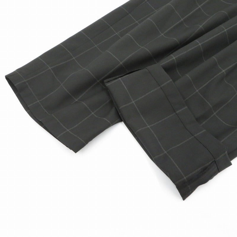 COOTIE | クーティー T/W 2 Tuck Easy Pants パンツ CTE-26S101-CHECK ブラック サイズ：S【瀬戸大橋店】