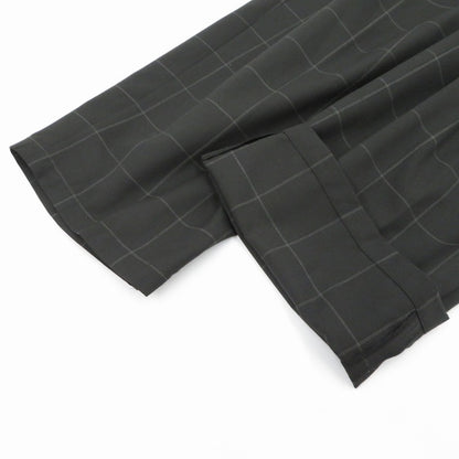 COOTIE | クーティー T/W 2 Tuck Easy Pants パンツ CTE-26S101-CHECK ブラック サイズ：S【瀬戸大橋店】