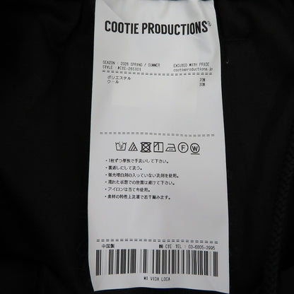 COOTIE | クーティー T/W 2 Tuck Easy Pants パンツ CTE-26S101-CHECK ブラック サイズ：S【瀬戸大橋店】