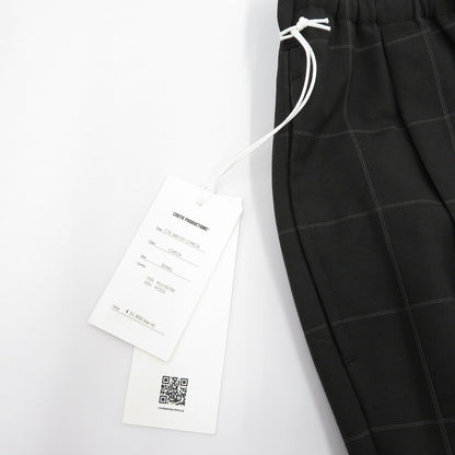 COOTIE | クーティー T/W 2 Tuck Easy Pants パンツ CTE-26S101-CHECK ブラック サイズ：S【瀬戸大橋店】