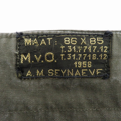 MILITARY衣料 | ミリタリーイリョウ A.M.SEYNAEVE パンツ カーキグリーン【瀬戸大橋店】