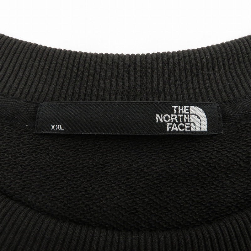 THE NORTH FACE | ザ・ノースフェイス NEVER STOP ING Crew スウェット NT12444 ブラック サイズ：XXL【瀬戸大橋店】