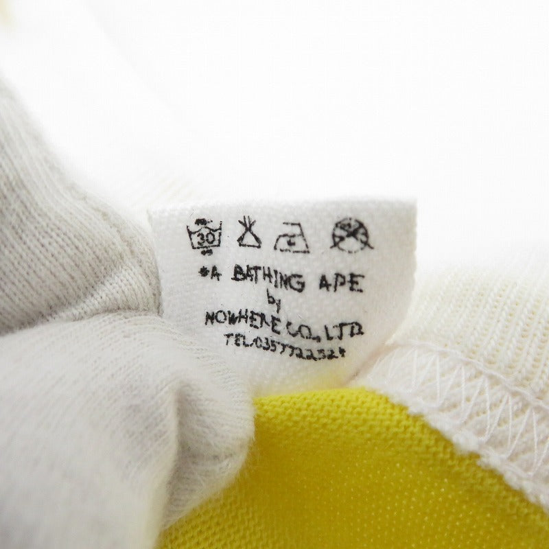 A BATHING APE | アベイシングエイプ BABYMILO TEE 半袖Ｔシャツ ホワイト サイズ：L【瀬戸大橋店】
