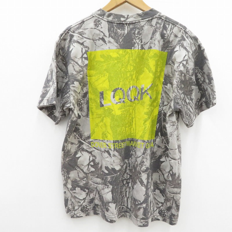 LQQK STUDIO | ルックスタジオ Dsmg Box Logo Camo S/S Tee 半袖Ｔシャツ LQS26DSMG グレー サイズ：M【瀬戸大橋店】