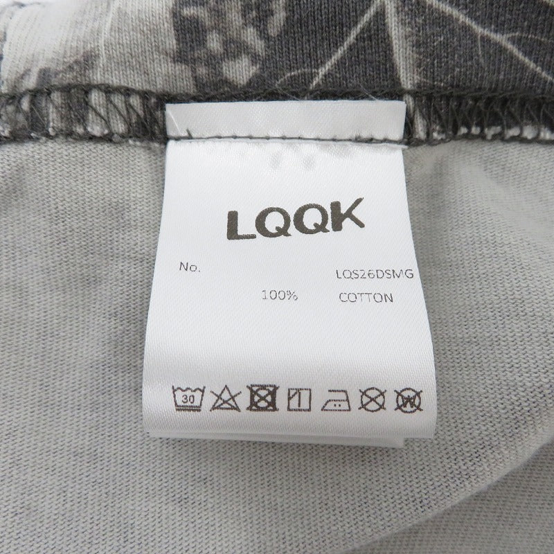 LQQK STUDIO | ルックスタジオ Dsmg Box Logo Camo S/S Tee 半袖Ｔシャツ LQS26DSMG グレー サイズ：M【瀬戸大橋店】