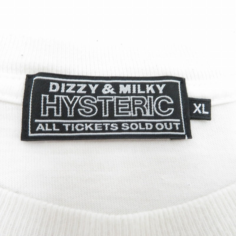 HYSTERIC GLAMOUR | ヒステリックグラマー 長袖Ｔシャツ 02253CL08 ホワイト サイズ：XL【瀬戸大橋店】
