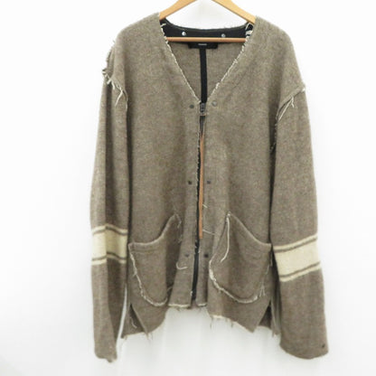 ［ー］Minus | マイナス Cut Off Cardigan カーディガン ブラウン サイズ：3【瀬戸大橋店】