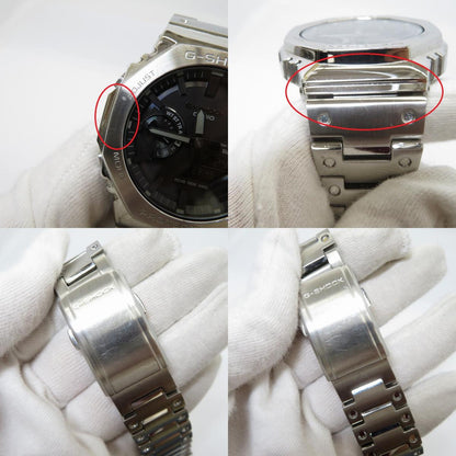 G-SHOCK | ジーショック FULL METAL 腕時計 GM-B2100D-1AJF シルバー【瀬戸大橋店】