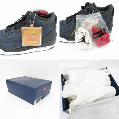 NIKE | ナイキ ×Levi's AJ3 Retro SP 'Indigo and Gym Red' スニーカー IH7959-400 エアジョーダン ネイビー 28.5cm【瀬戸大橋店】