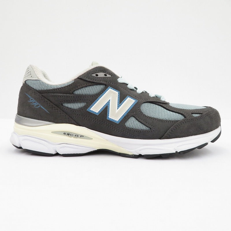 NEW BALANCE | ニューバランス Steel Blue スニーカー M990KS3 グレー 28cm【瀬戸大橋店】