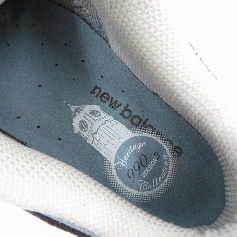NEW BALANCE | ニューバランス Steel Blue スニーカー M990KS3 グレー 28cm【瀬戸大橋店】
