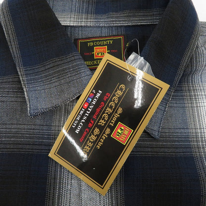 FB COUNTY/CHECKER SHIRT 長袖シャツ 98581 ネイビー【瀬戸大橋店】