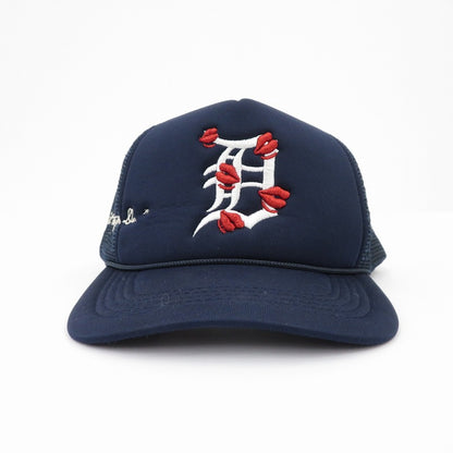 MLB/Detroit Whattup Doe Trucker Hat キャップ ネイビー【瀬戸大橋店】