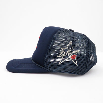 MLB/Detroit Whattup Doe Trucker Hat キャップ ネイビー【瀬戸大橋店】