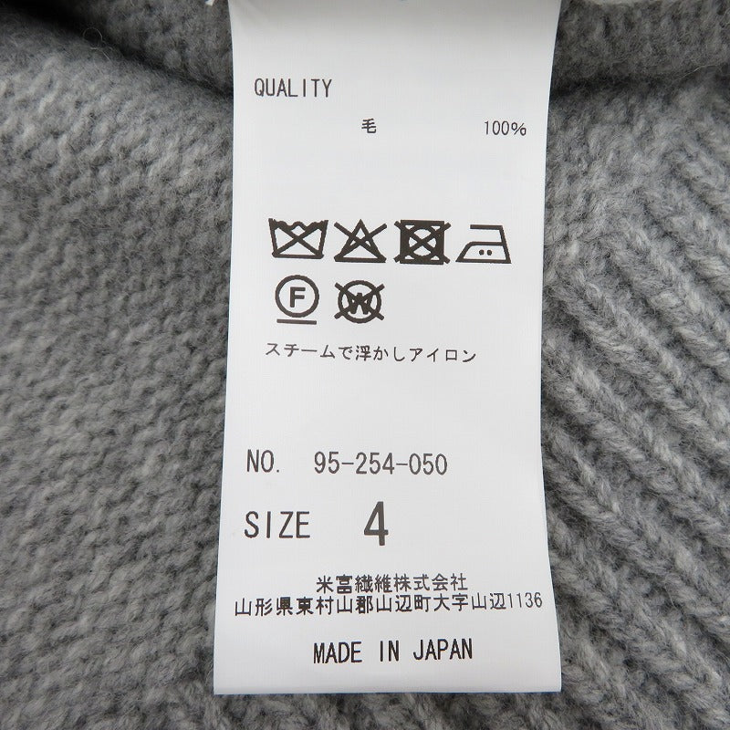 NEW BASIC ニット ニット 95-254-050 グレー サイズ：4【瀬戸大橋店】