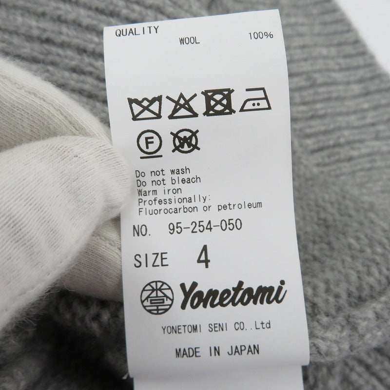 NEW BASIC ニット ニット 95-254-050 グレー サイズ：4【瀬戸大橋店】