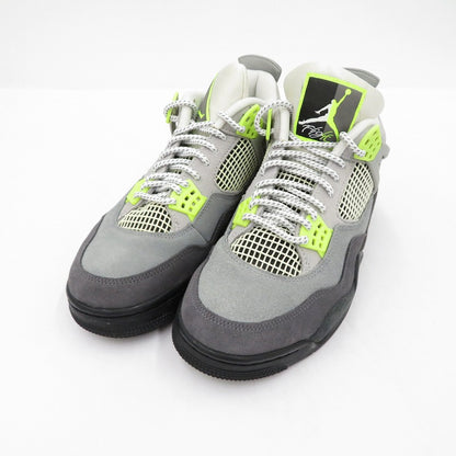 NIKE | ナイキ AJ4 Retro LE 'Neon' スニーカー CT5342-007 エアジョーダン グレー 27cm【瀬戸大橋店】