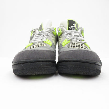 NIKE | ナイキ AJ4 Retro LE 'Neon' スニーカー CT5342-007 エアジョーダン グレー 27cm【瀬戸大橋店】
