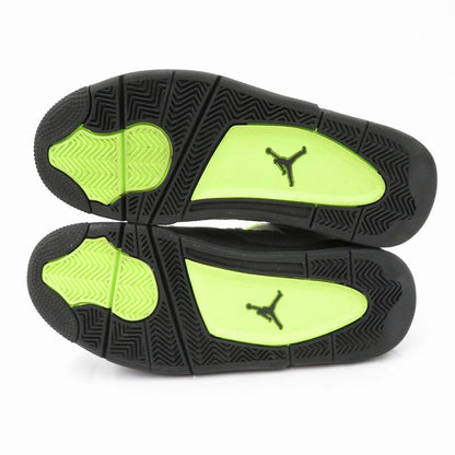 NIKE | ナイキ AJ4 Retro LE 'Neon' スニーカー CT5342-007 エアジョーダン グレー 27cm【瀬戸大橋店】