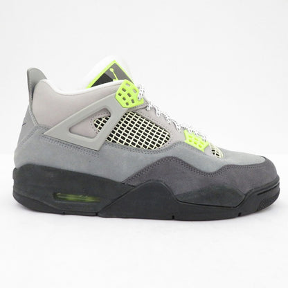 NIKE | ナイキ AJ4 Retro LE 'Neon' スニーカー CT5342-007 エアジョーダン グレー 27cm【瀬戸大橋店】