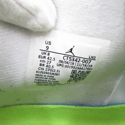 NIKE | ナイキ AJ4 Retro LE 'Neon' スニーカー CT5342-007 エアジョーダン グレー 27cm【瀬戸大橋店】