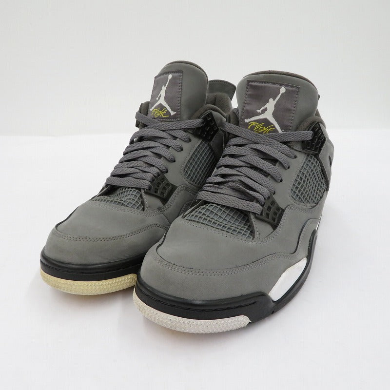 NIKE | ナイキ AJ4 'Cool Grey' スニーカー 308497-007 エアジョーダン グレー 28.5cm【瀬戸大橋店】