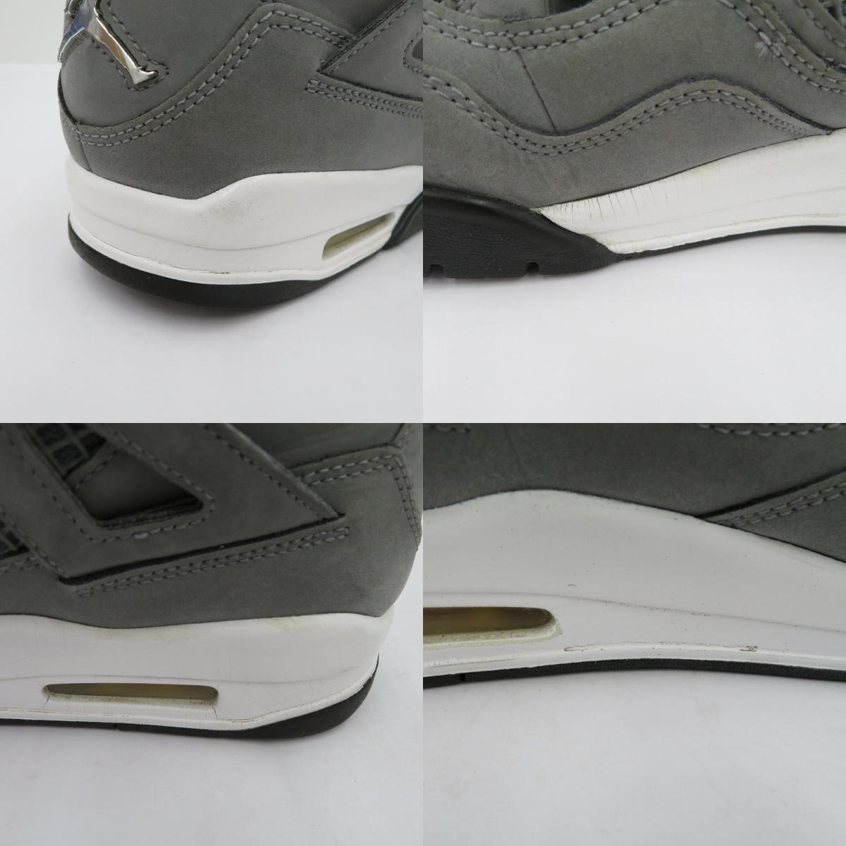 NIKE | ナイキ AJ4 'Cool Grey' スニーカー 308497-007 エアジョーダン グレー 28.5cm【瀬戸大橋店】