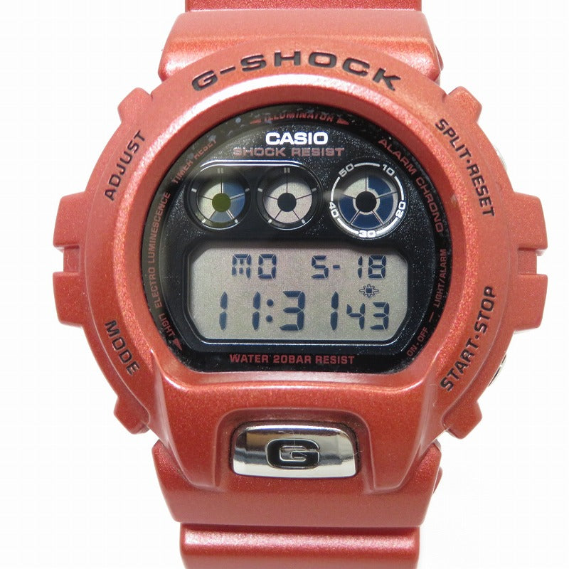 G-SHOCK | ジーショック METALLIC-Gシリーズ 腕時計 DW-6900FL-4MJR レッド【瀬戸大橋店】