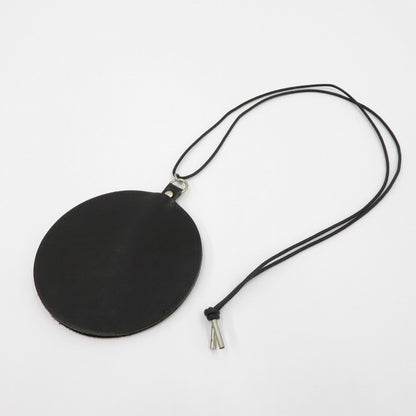 JOHN LAWRENCE SULLIVAN | ジョンローレンスサリバン Leather circle key case キーケース ブラック【瀬戸大橋店】
